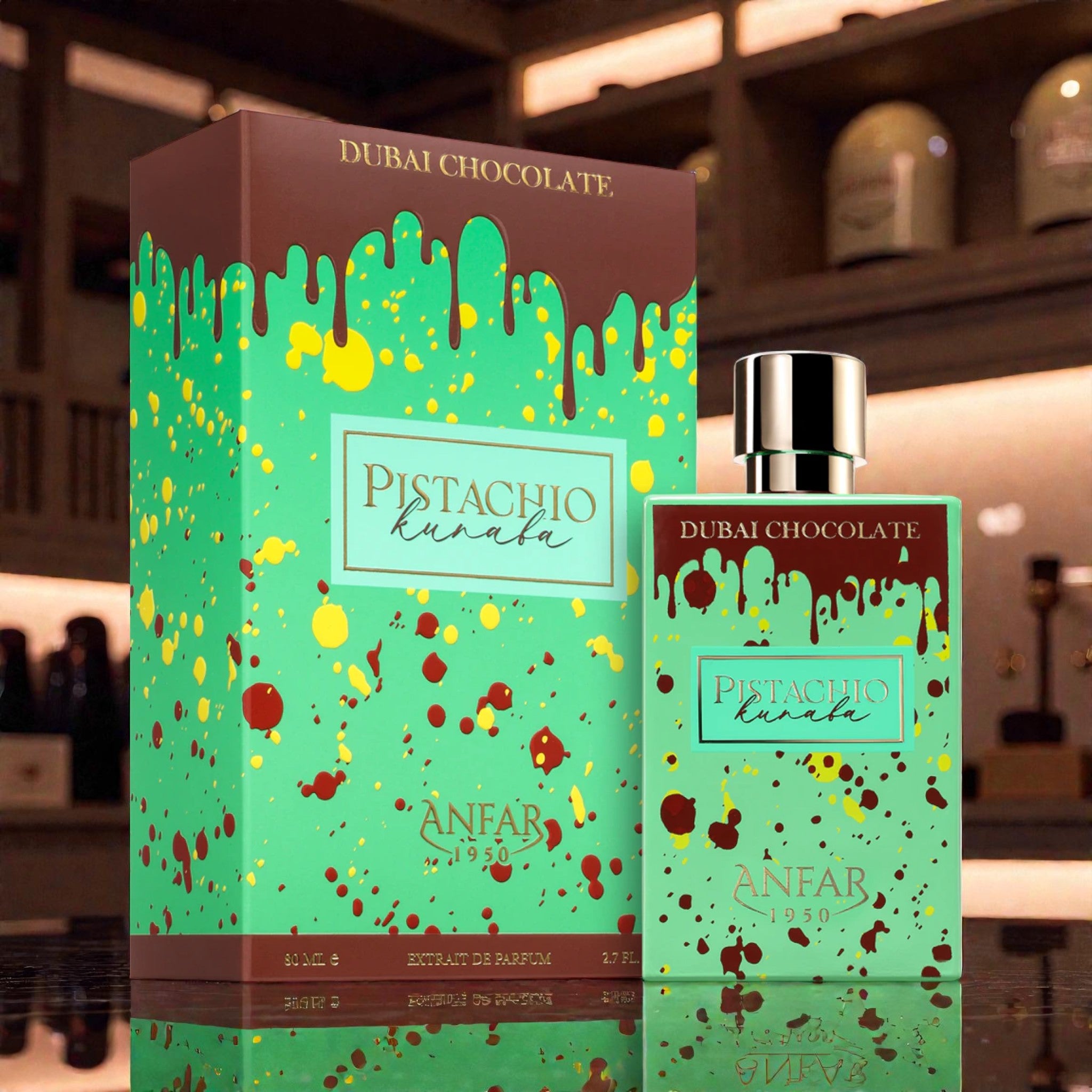 Anfar Pistachio Kunafa Dubai Chocolate Eau De Parfum für Damen 80 ml