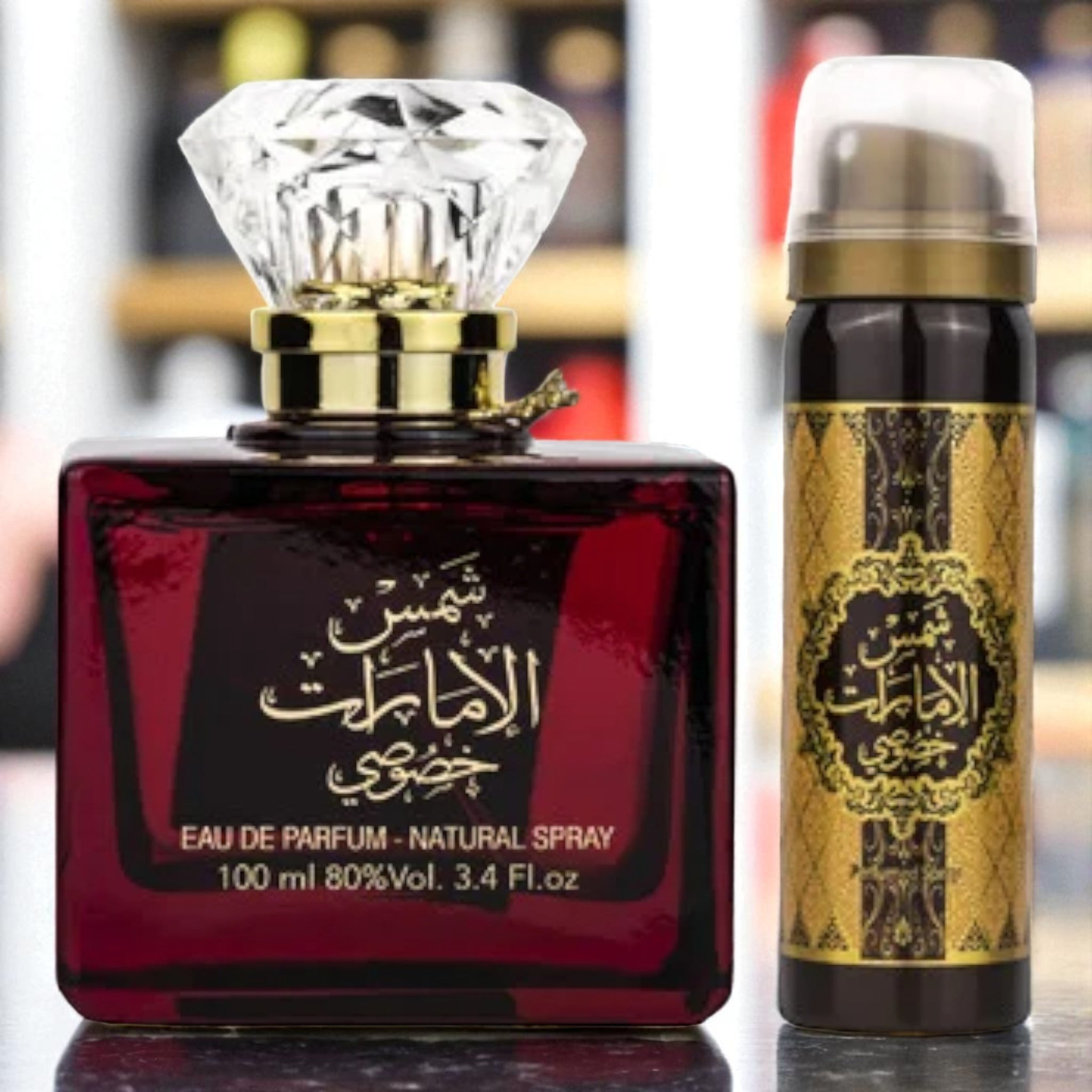 Ard Al Zaafaran Shams Al Emarat Khususi Eau De Parfum für Damen 100 ml + Deo