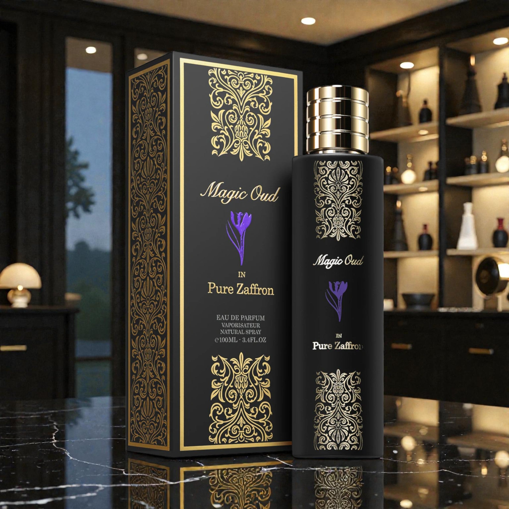 Magic Oud In Pure Zaffron Eau De Parfum Unisex 100 ml